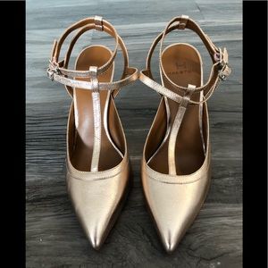Rose Gold Pointed Toe Heels